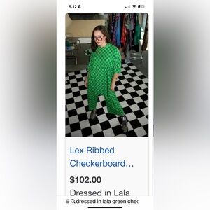 NWT lex rubbed play suit size XS dressed in lala green set